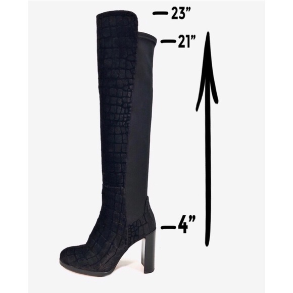 ❌SOLD❌Stuart Wietzman Hijack Velvet Croc Embossed - Picture 5 of 10